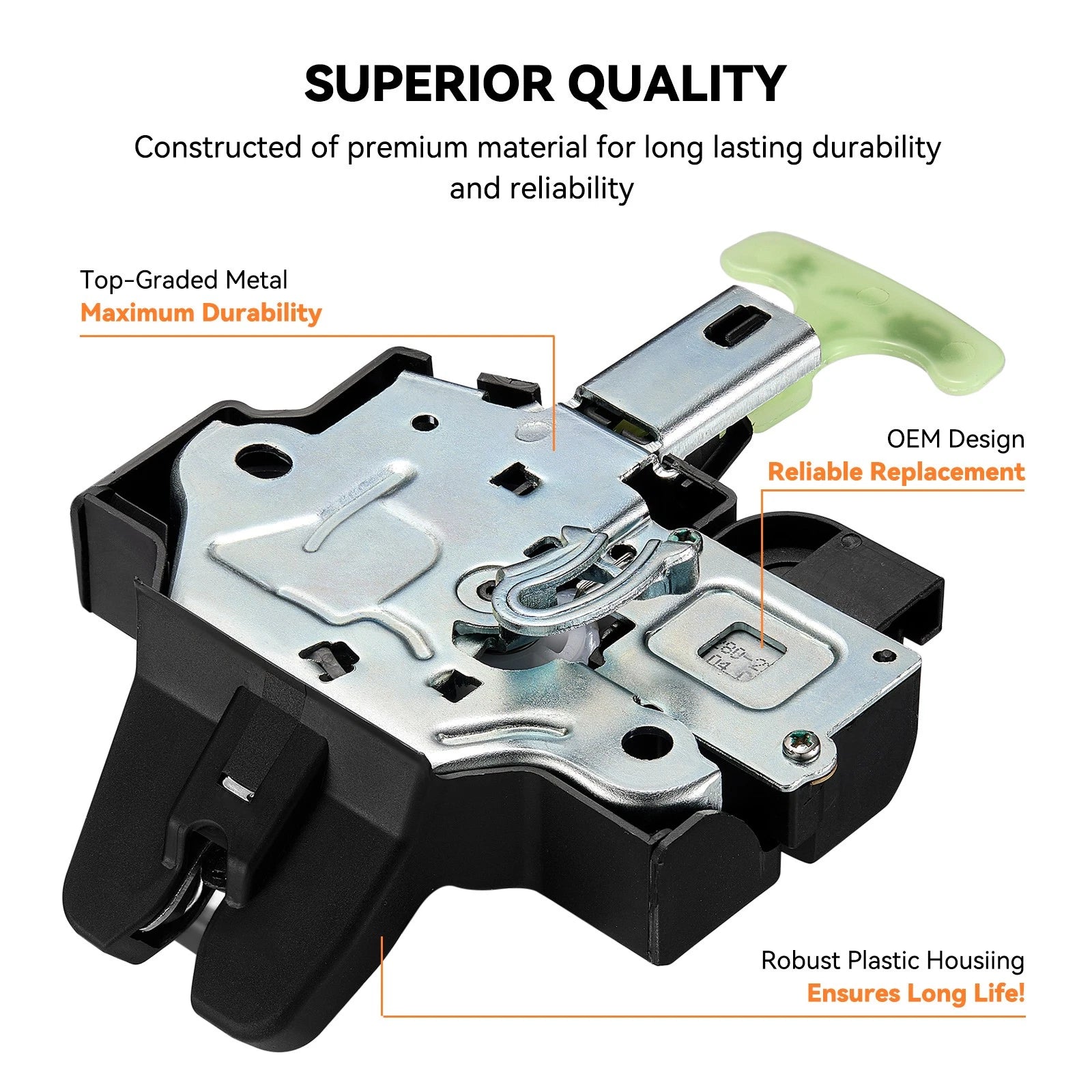 Trunk Lock Actuator w/ Latch for Toyota Camry (2007–2011) 931-860