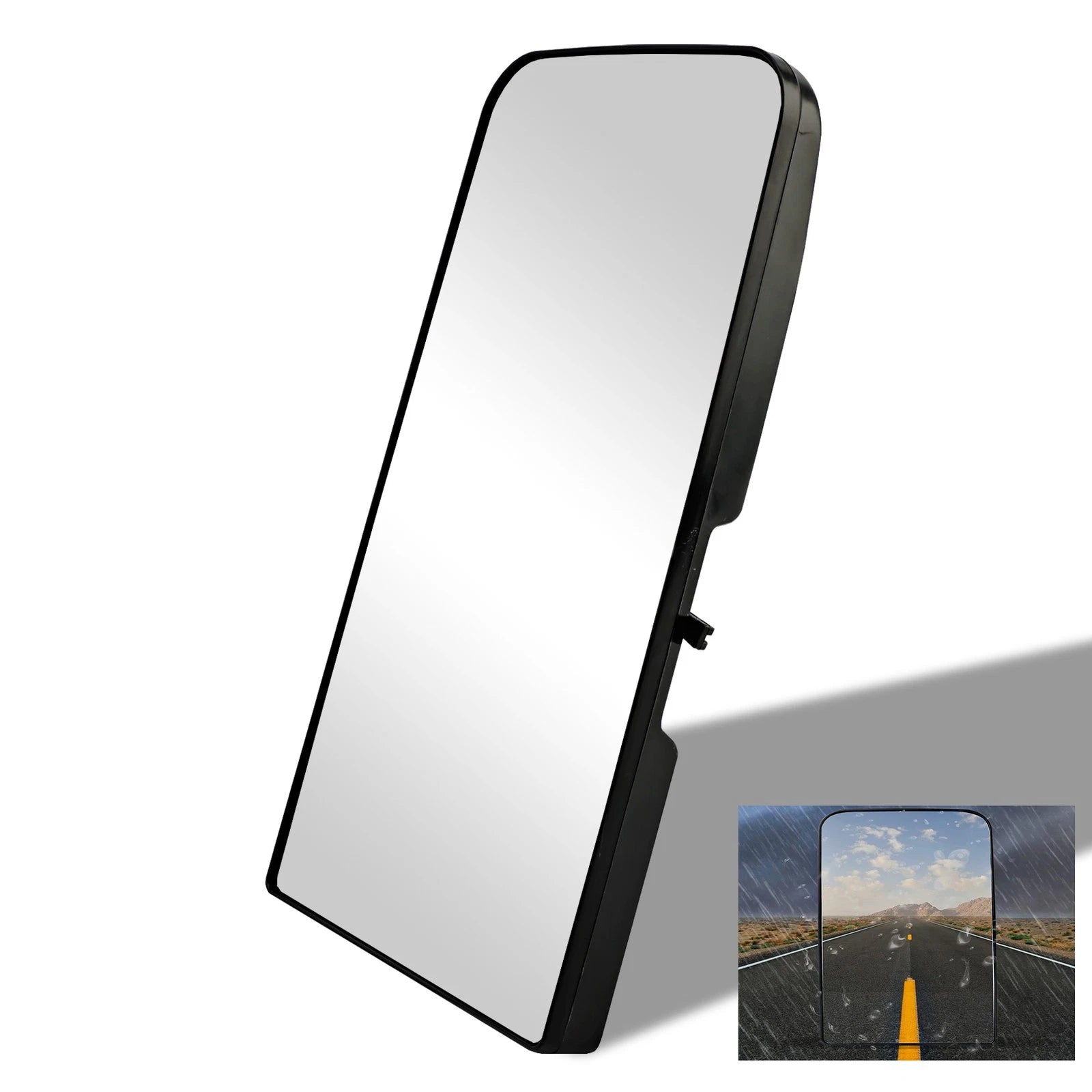 Heated Upper Flat Rear View Mirror Glass for Freightliner Cascadia (2008–2016)