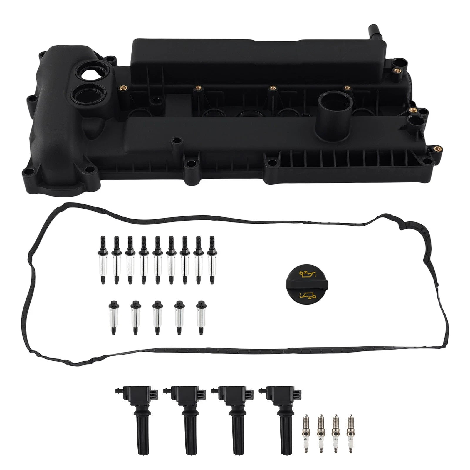 Valve Cover with Gasket & 4 Coils for Ford EcoSport 2.0L (2018–2021) UF670