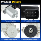 Front Left Power Window Motor for Ford Expedition (2008–2017) 8 Pin