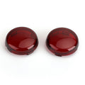 Turn Signal Light Lens Cover for Electra Glide Heritage Softail (Red)