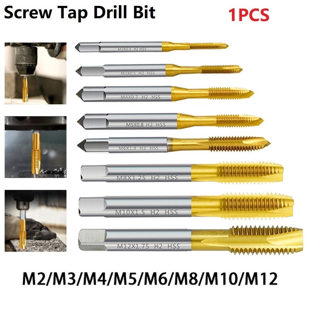 Composite Drill Screw Tap Bit for M2 Metric Screw