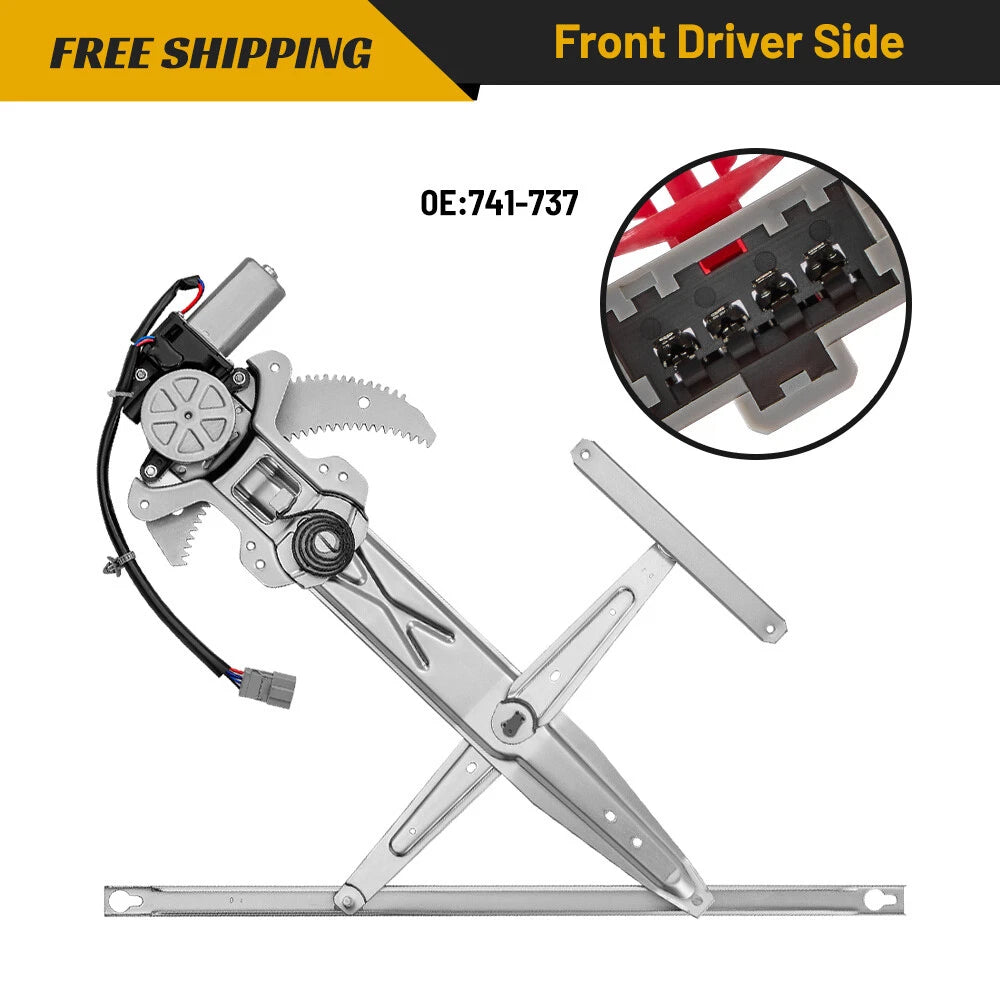 Power Window Regulator and Motor for Lincoln Town Car (1998–2011)