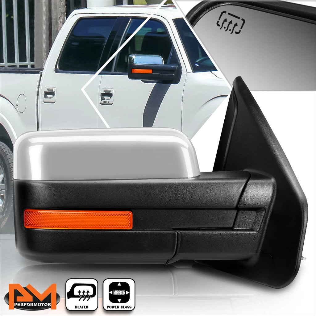 Powered Heated Manual Folding Right Side View Mirror for Ford F150 (2004–2014)