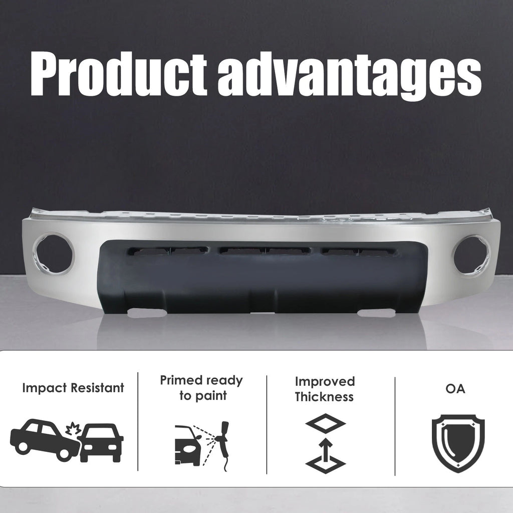 Chrome Steel Front Bumper Face Bar for Toyota Tundra (2007–2013)