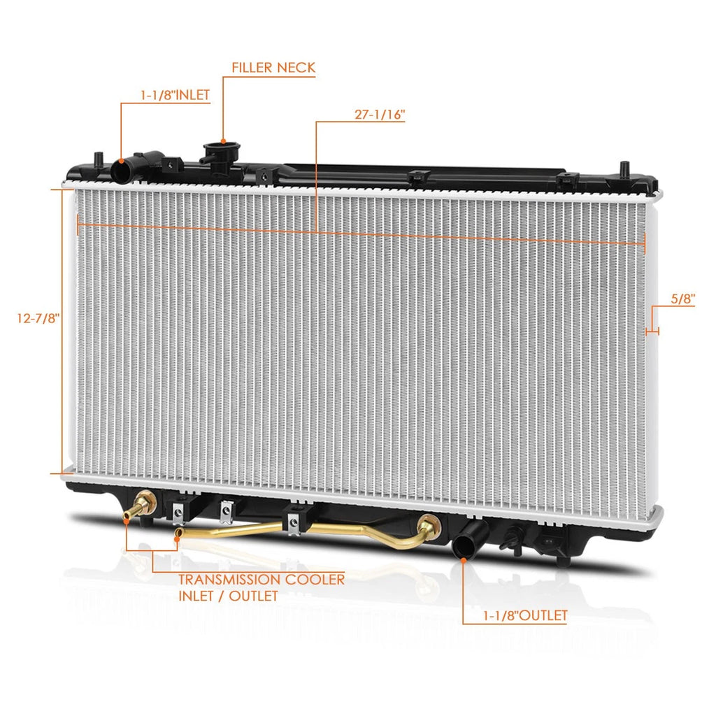 Aluminum Cooling Radiator for Mazda Protege (1995–1998) DPI-1704