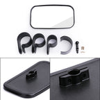 1.75" 1.5" 2" Bar Rectangular Rear View Mirror for Kawasaki Mule Can-Am Commander