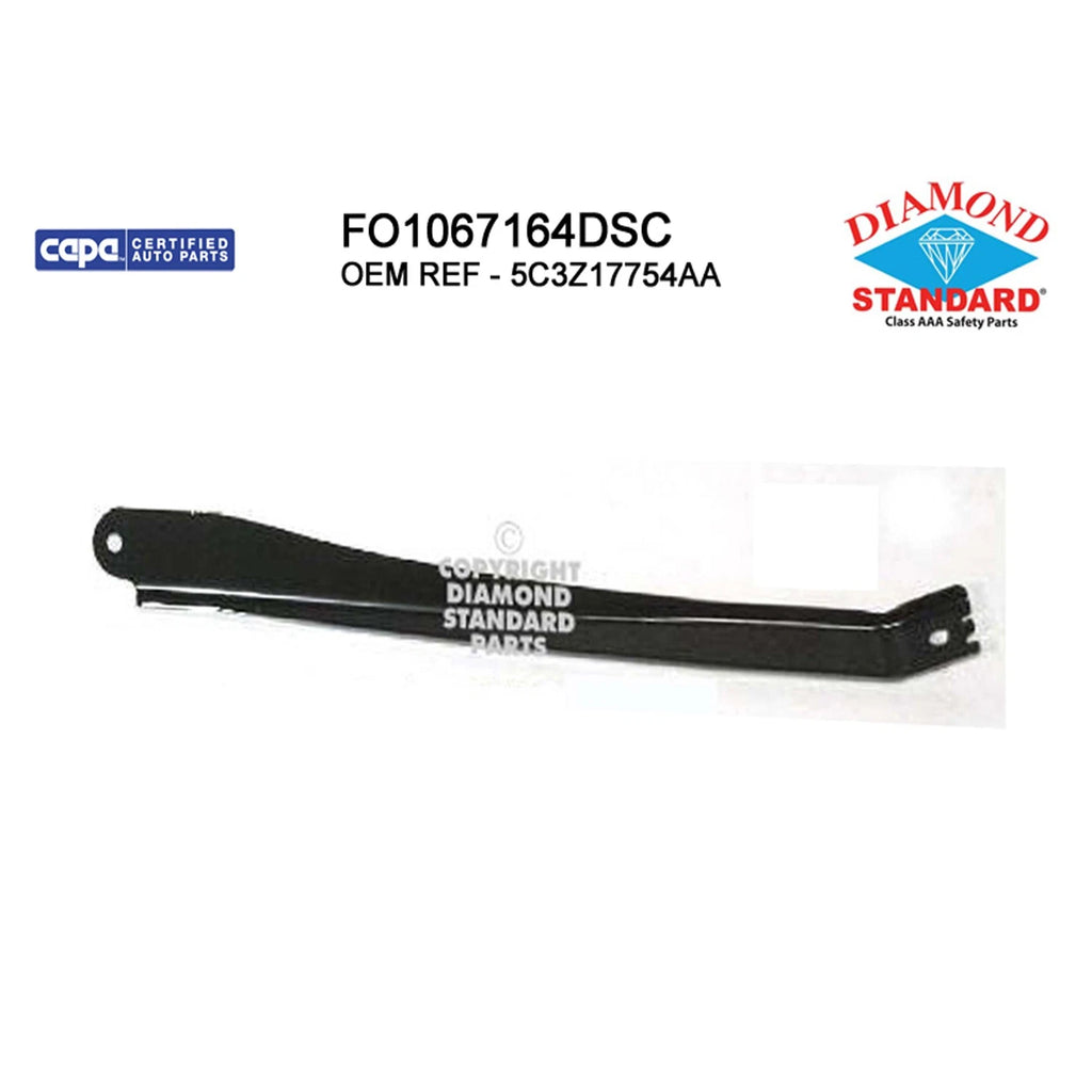Replacement Steel Front Passenger Side Outer Bumper Mount Bracket for Toyota