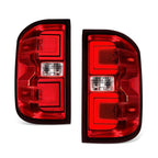 LED Tail Lights Brake Lamps for Chevy Silverado GMC Sierra (2014–2019)