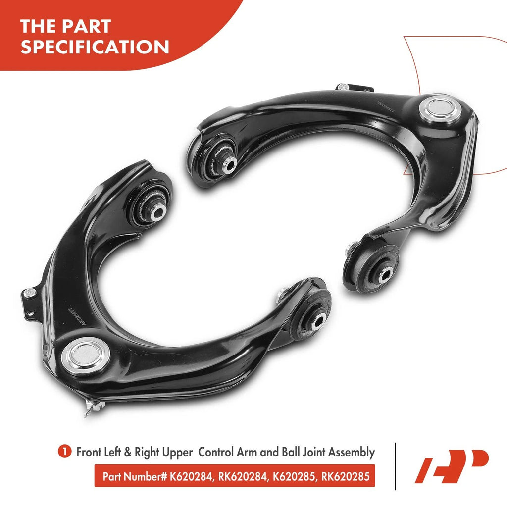Set of 12 Front Control Arm Tie Rod Ends for Honda Accord (1998–2002)