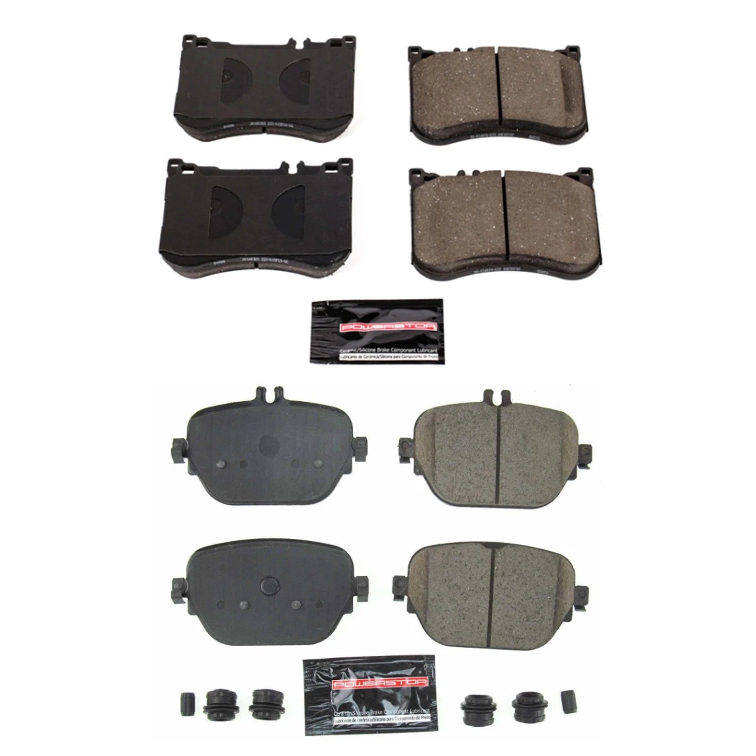 PowerStop Z23 Carbon-Fiber Ceramic Brake Pad Kit for Mercedes W213 E53 AMG (2017–2023)