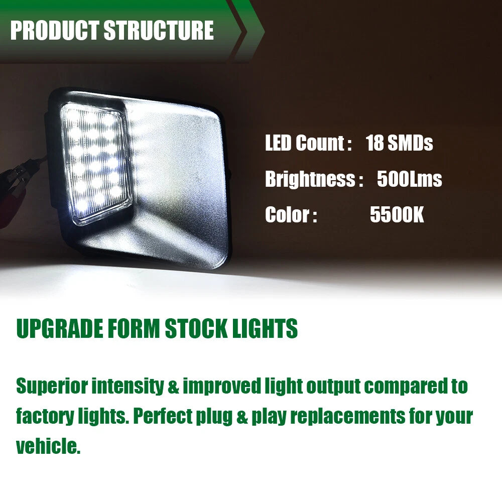 LED Rear Bumper License Plate Light for Chevy Colorado/GMC Canyon (2004–2012)
