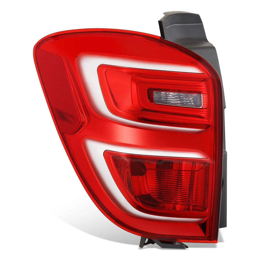 OE Style Chrome Housing Red Lens Taillight for Chevy Equinox (2016–2017)