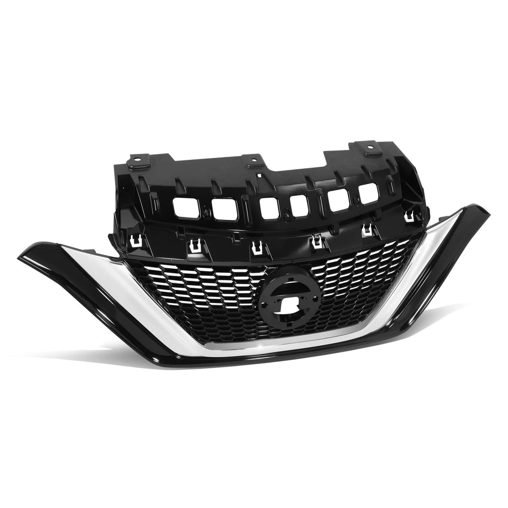 Chrome Front Grille with Badge Slot for Nissan Versa Note (2017–2019)