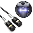 2PC LED White Turn Signal Indicator for Motorcycle (Universal)