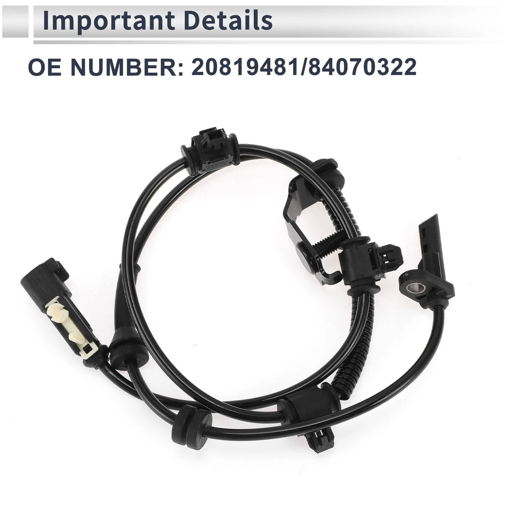 ABS Wheel Speed Sensor for Chevrolet Colorado (2009–2012) 1 Pcs Front Left/Right