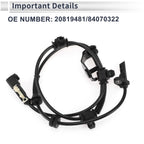 ABS Wheel Speed Sensor for Chevrolet Colorado (2009–2012) 1 Pcs Front Left/Right