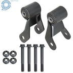 Set of 2 Leaf Spring Rearward Shackle Brackets for Chevy GMC (2009-2013)