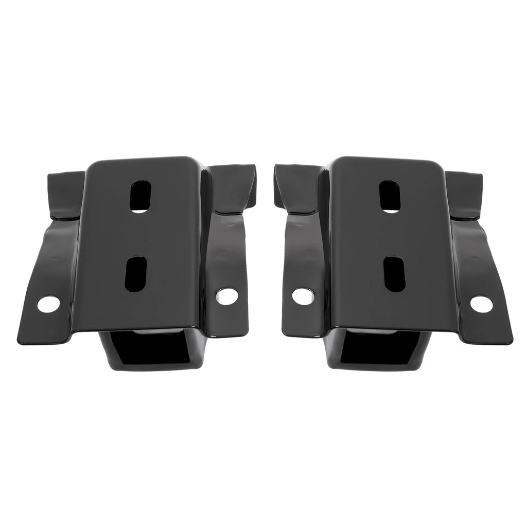 Set of 2 Black Rear Bumper Retainer Brackets for Express Savana Van (1996–2024)