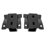 Set of 2 Black Rear Bumper Retainer Brackets for Express Savana Van (1996–2024)