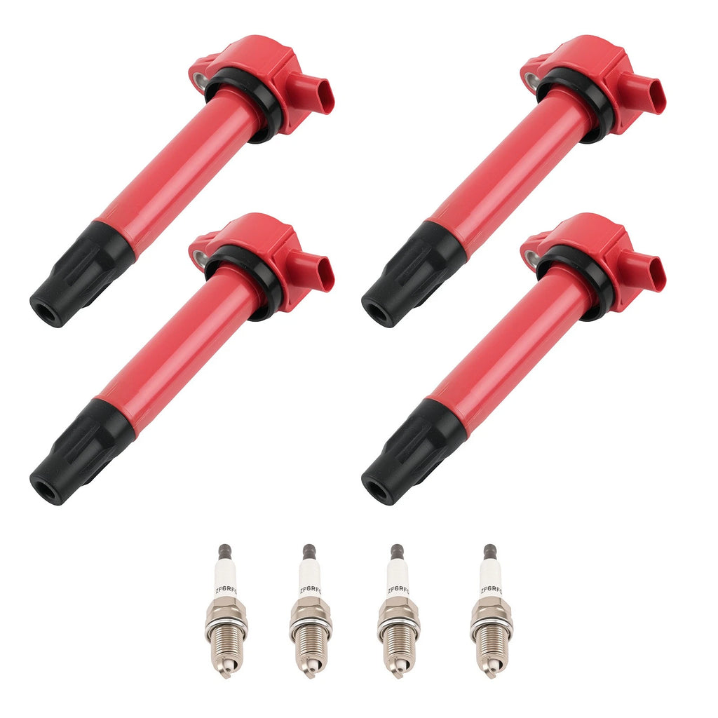 4X Ignition Coil + 4X Spark Plug for Chrysler 200 (2011–2014) UF557 4606823AB