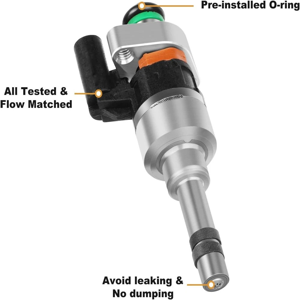 Set of 4 Fuel Injectors 55577403 for Chevrolet Cruze Malibu (2017–2019) 1.4L 1.5L Turbo