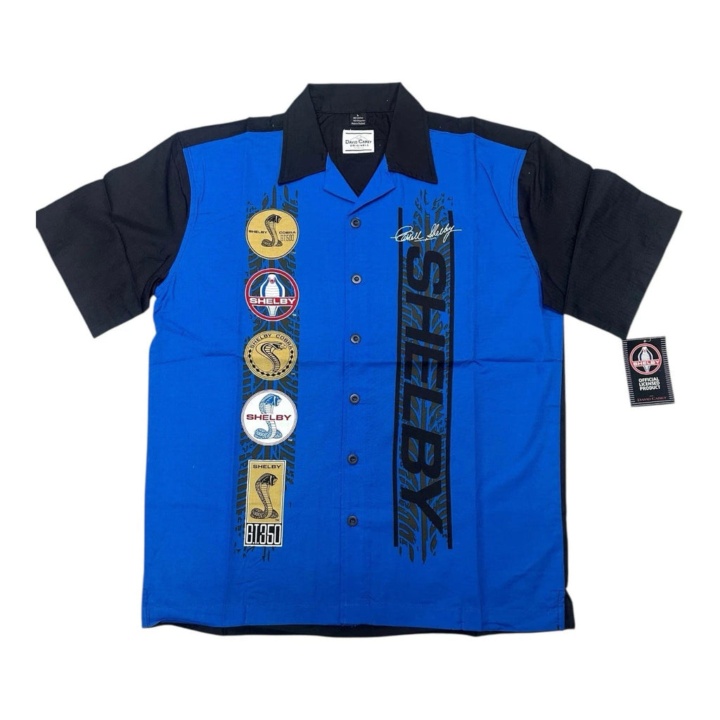 Button Up Mechanic Pit Shirt with Shelby Logo for Chevrolet Camaro (2008–2015)