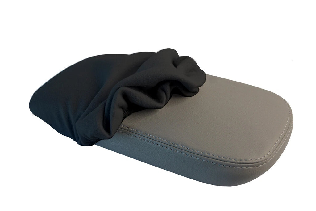 Fleece Console Lid Armrest Cover for Chrysler 200 (2011–2014) Black