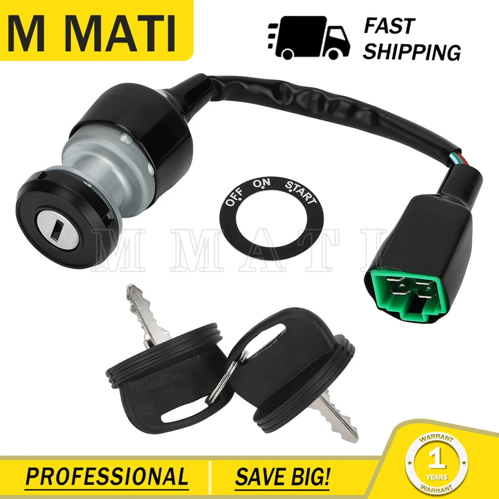 Ignition Key Switch 0455031 for Polaris RZR 170 (2015–2021)