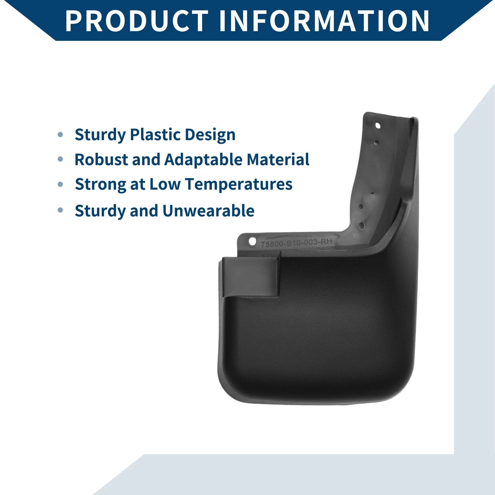 Set of 4 Mud Flaps Splash Guards for Honda CR-V (1997–2001)
