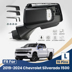 Side Mirror with Camera and BSD for Chevy Silverado 1500 (2019–2024)
