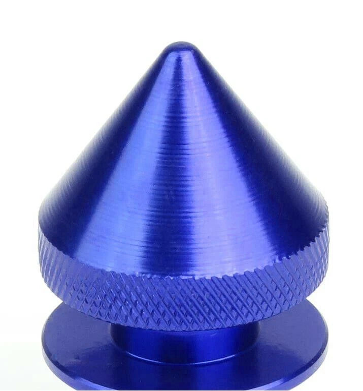 Blue Spiked Thorn Style Quick Release Fasteners for Dodge Charger (2015-2021)