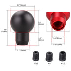 Aluminum JDM Round Ball Shift Knob for Universal Manual Shifter (MT)