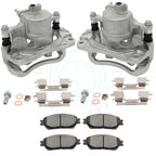 Front Brake Calipers and Ceramic Pads for Toyota Sienna Avalon