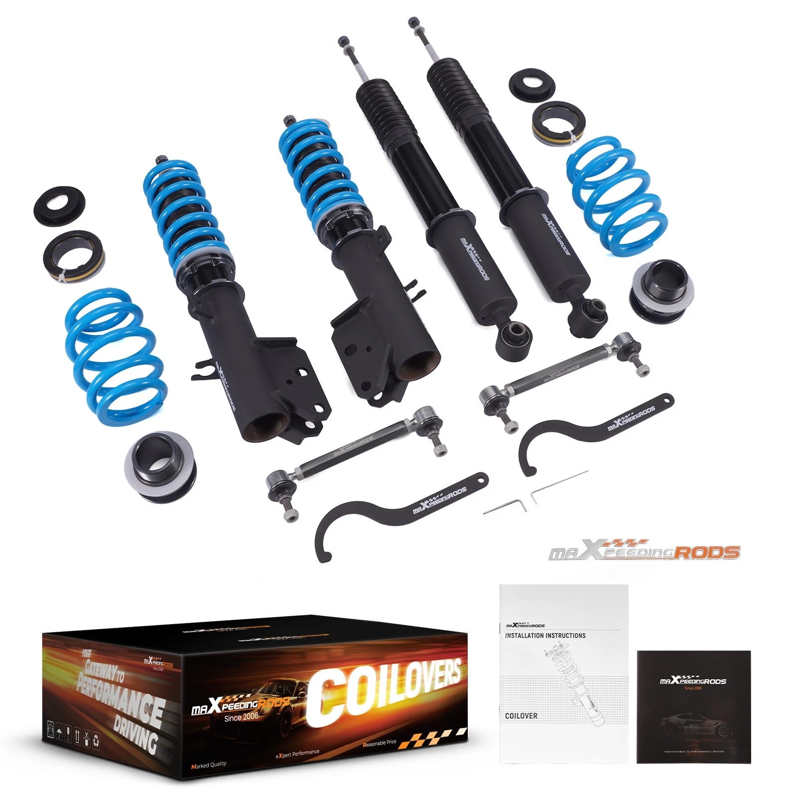 MaXpeedingrods Coilover 24 Way Damper Suspension Shock For Pontiac GTO 2004-2006