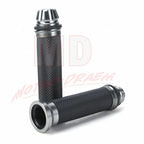 CNC Aluminum Rubber Gel Hand Grips for Motorcycle (7/8" 22mm)
