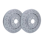 Pair Front Brake Rotors 670030935 for Maserati Ghibli Quattroporte (2014–2023)