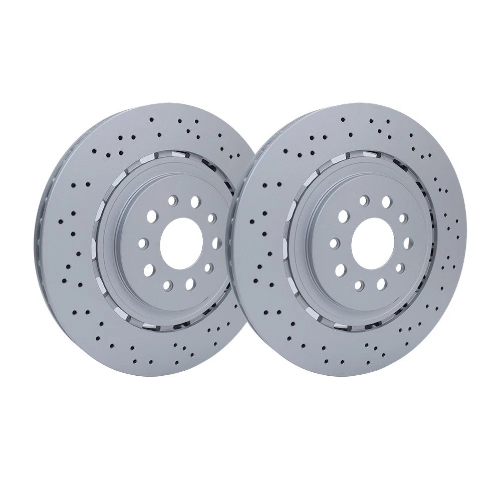 Pair Front Brake Rotors 670030935 for Maserati Ghibli Quattroporte (2014–2023)
