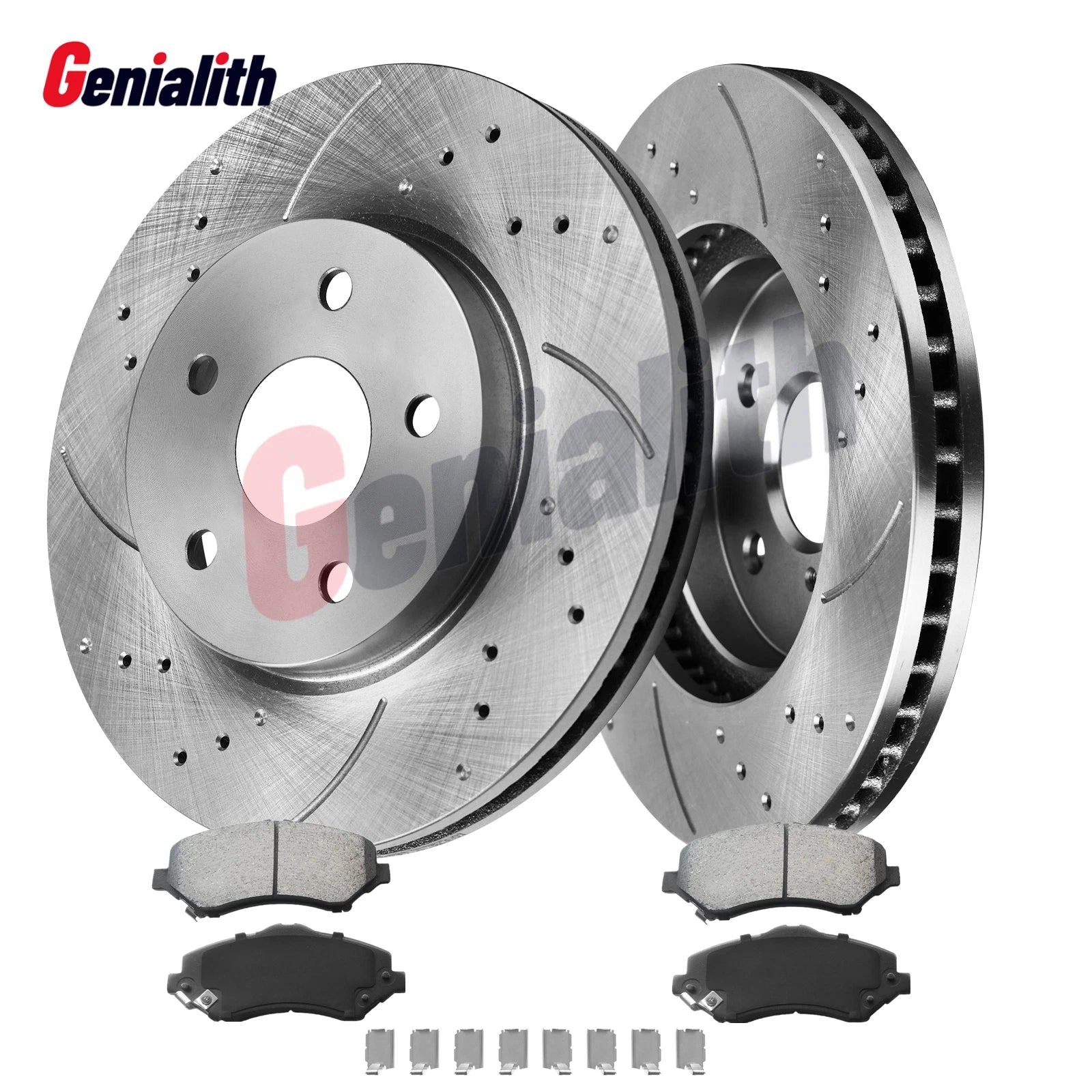 Front Brake Rotors & Ceramic Pads Kit for Town & Country (2008–2016)