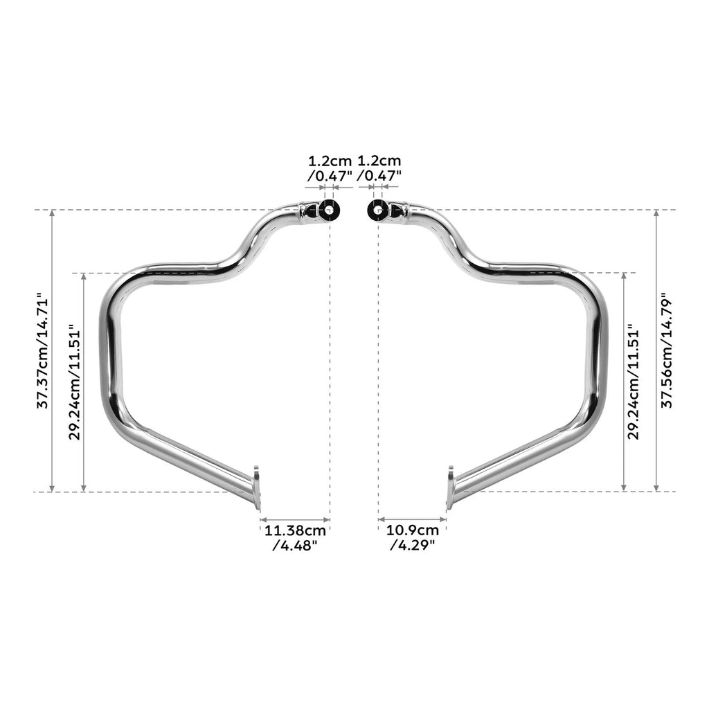 Crash Bar Engine Guard Protectors for Indian Scout Sixty Bobber (2025)