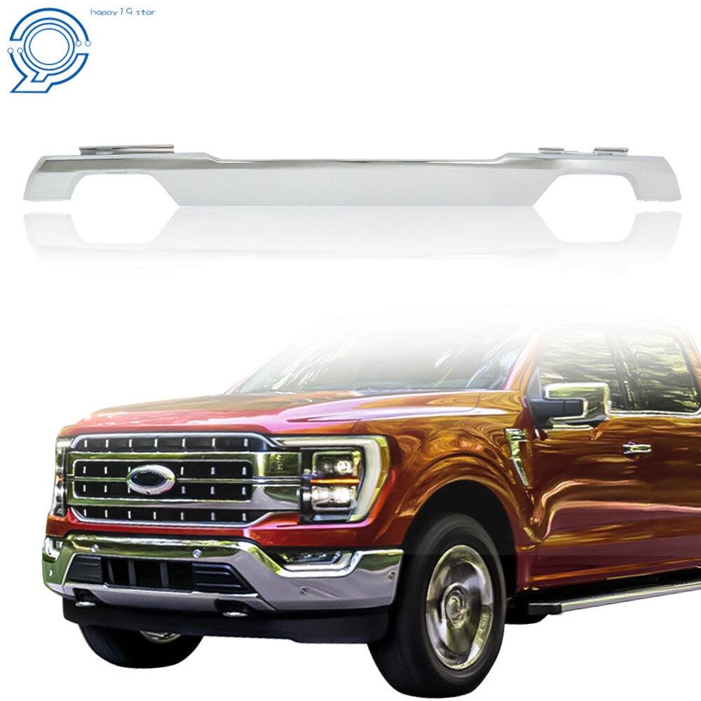 Chrome Silver Front Lower Bumper Trim for Ford F150 (2021–2023)