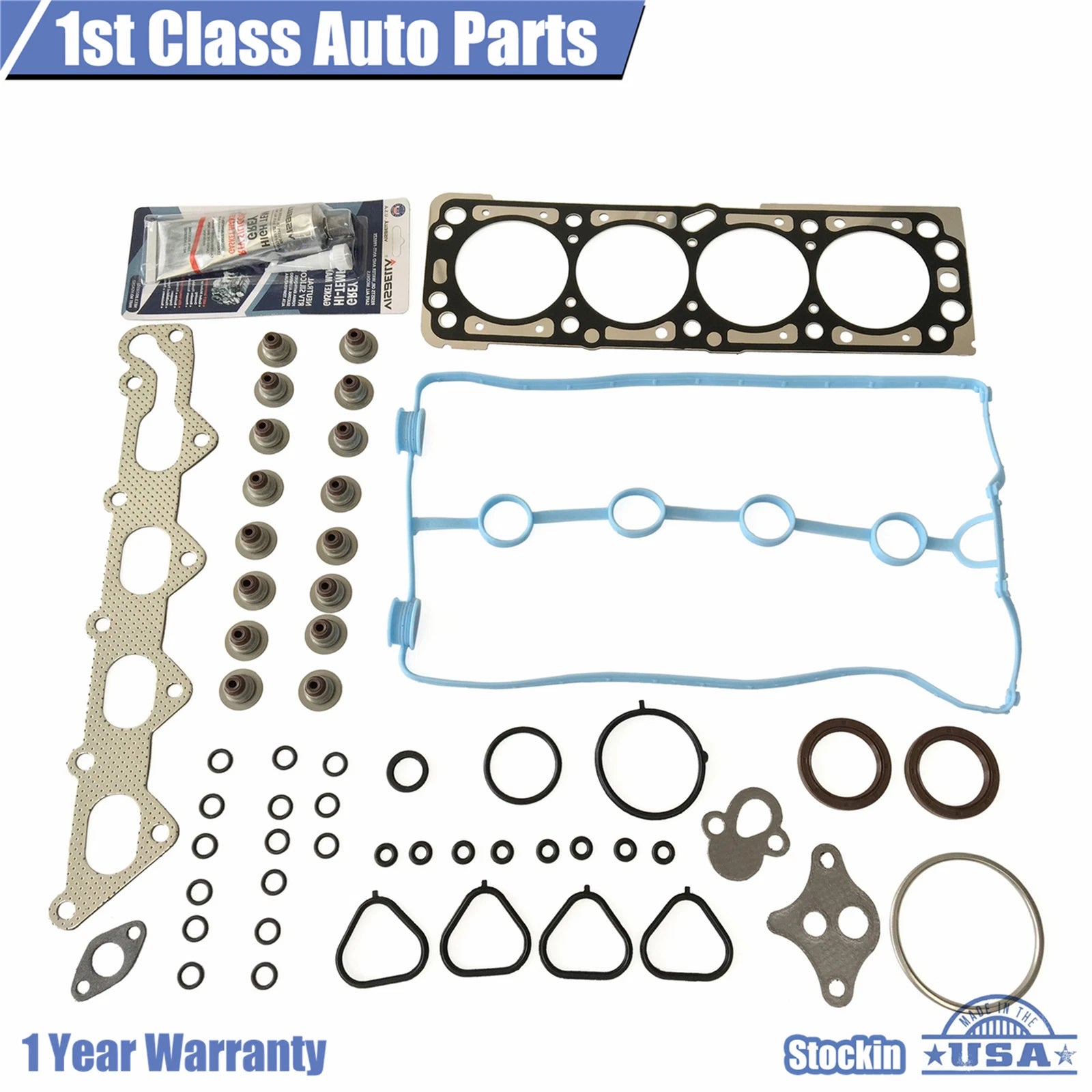 Head Gasket Set with 10 Bolts for Chevrolet Aveo 2004-2005
