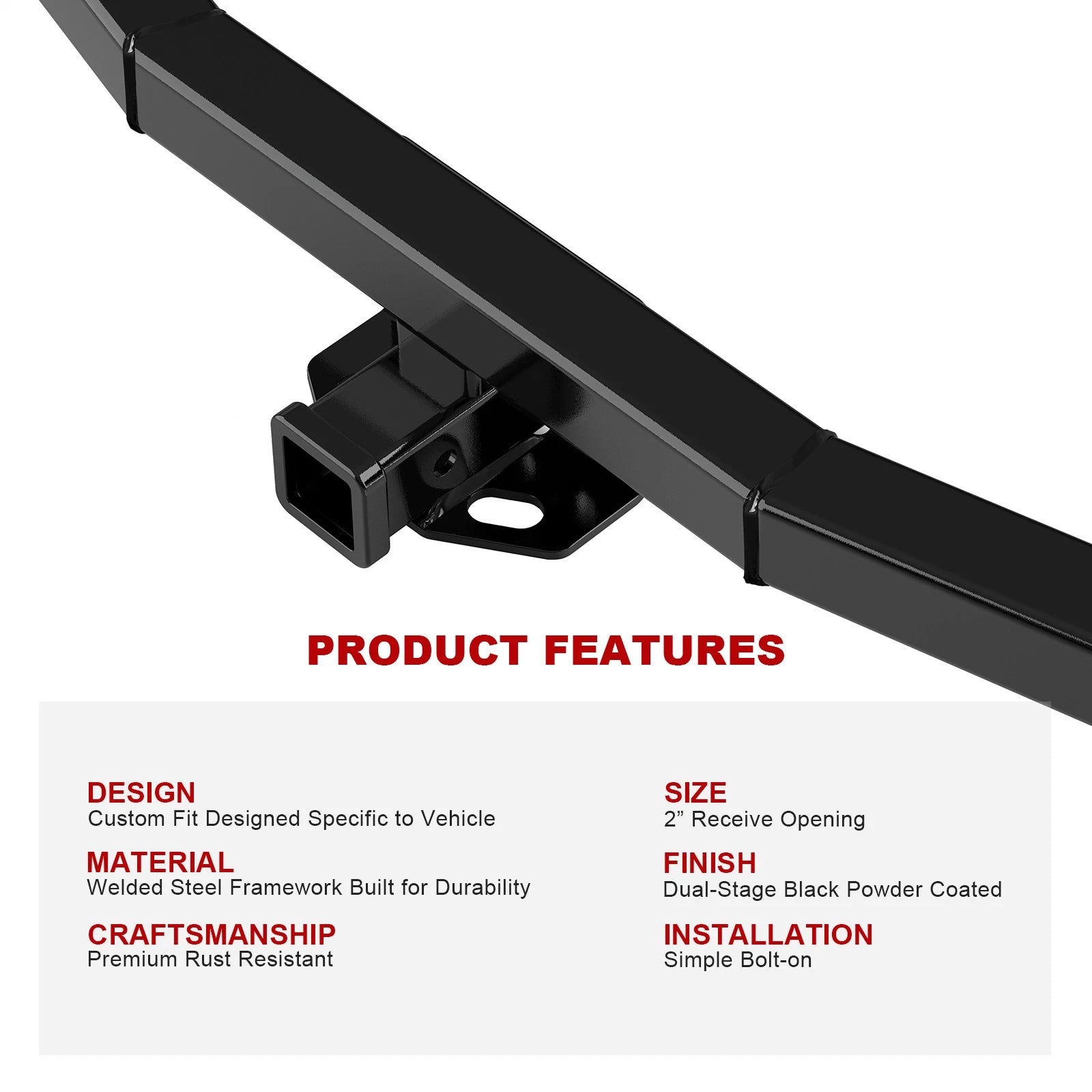 Trailer Hitch Receiver for Infiniti QX60 (2014-2020)