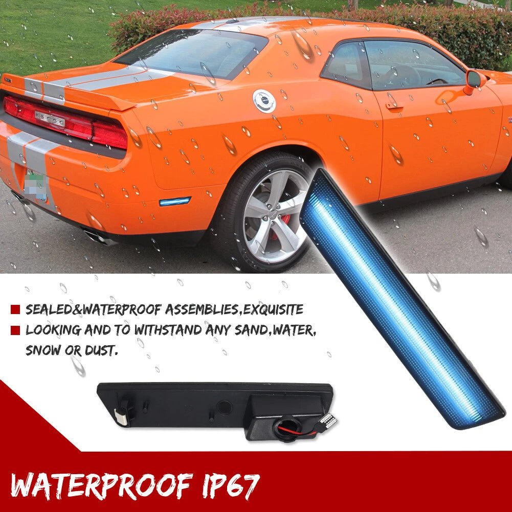 2Pcs LED Side Marker Lights for Dodge Challenger (2008–2014)