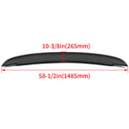Matte Black Trunk Spoiler Lip for Chevy Camaro SS Z28 (2014–2015)