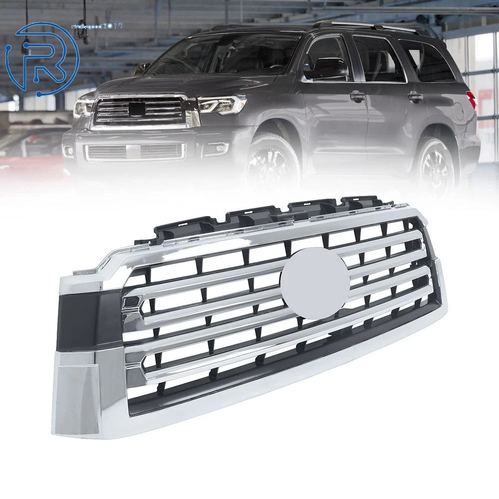 Full Chrome Front End Grille for Toyota Sequoia (2018–2022)