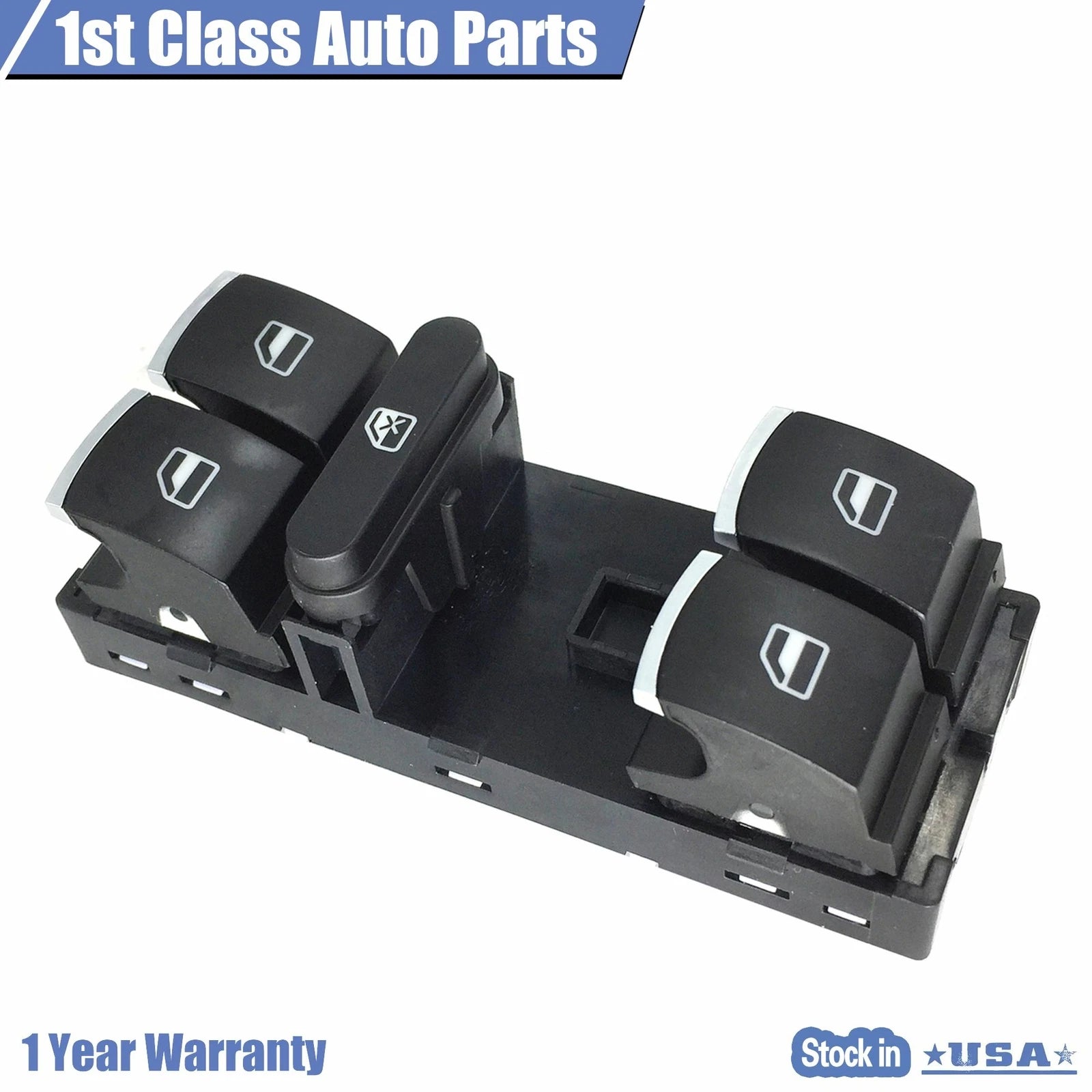 Master Power Window Switch for Volkswagen GTI Passat (2001–2005)