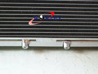 Aluminum Radiator & Blue Hose for Toyota MR2 SW20 3SGTE (1990-1997)