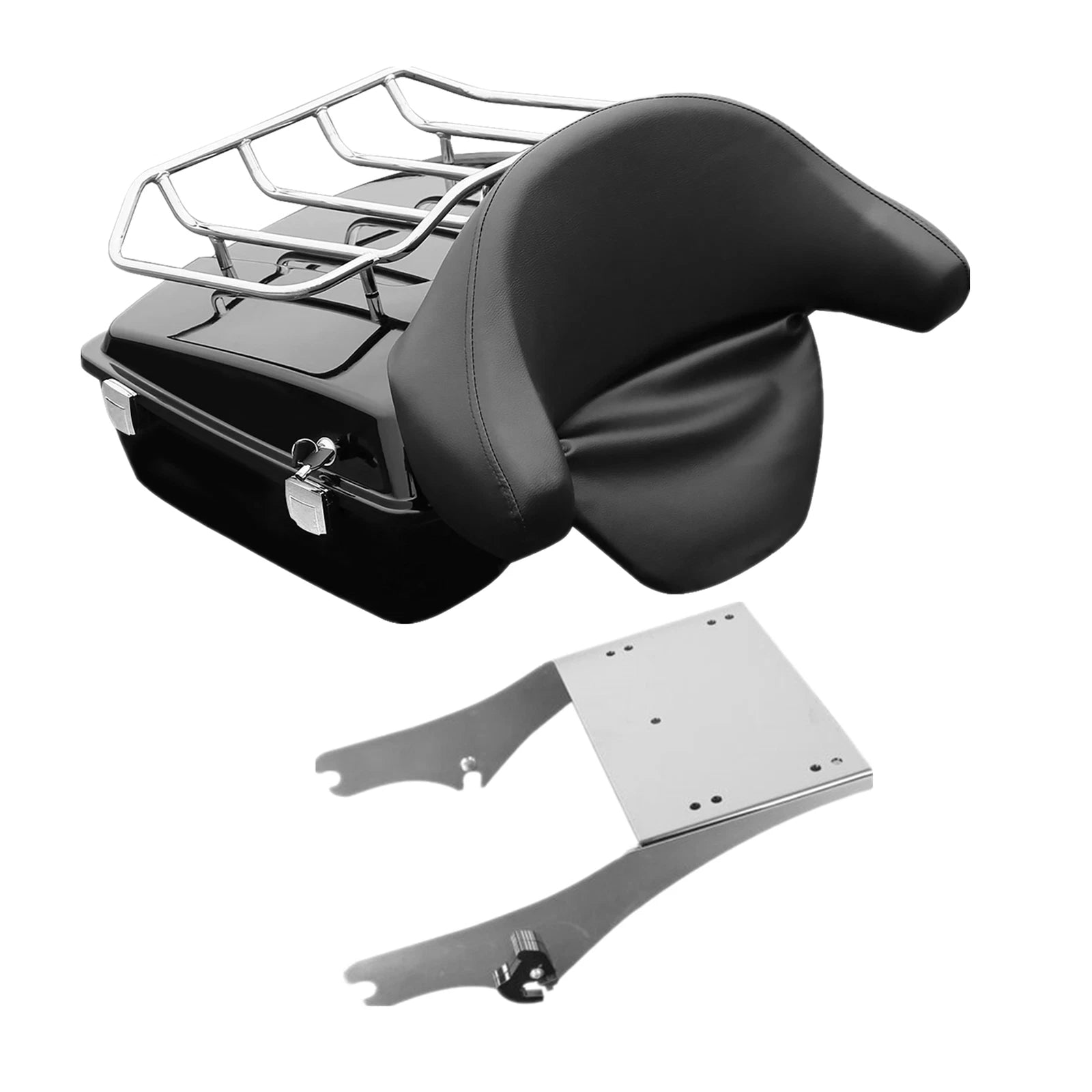 Chopped Trunk Mount Rack for Harley Touring Electra Street Glide (1997–2008)