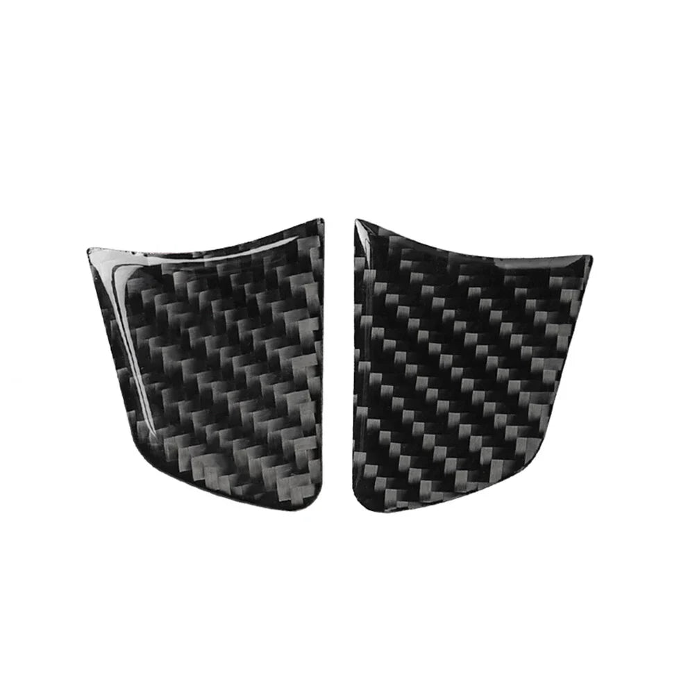Carbon Fiber Steering Wheel Panel Cover Trim for Audi A6 A7 (2012-2018)